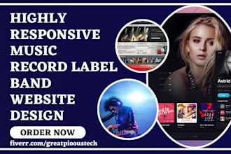 build music artist dj podcast radio streaming musician band record label website