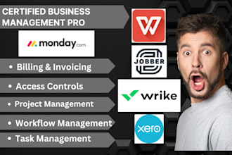 setup business management monday com jobber wps office wrike xero mindbody