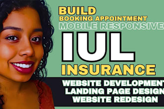 iul insurance website landing page, insurance website, iul insurance website