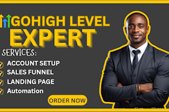 be long term go high level expert, ghl landing page,  ghl , gohighlevel funnel