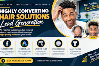 generate hair replacement lead hair removal leads hair wig hair transplant leads