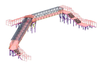 design steel stairs with structural analysis