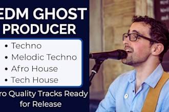 edm ghost producer techno melodic techno afro house tech house ghost production