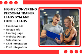 generate yoga leads personal trainer ghl website weight loss leads generation