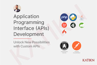 help build apis in PHP laravel, python django or more