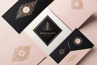 do luxury elegant or feminine logo design