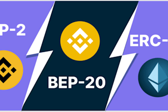 create bep20 or erc20 token with swap listing and website
