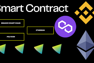 create custom token on bcs ethereum polygon and etc
