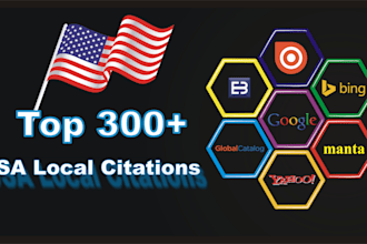 build top 300 USA local citations