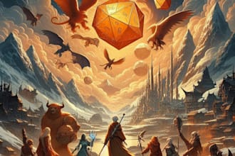 make a dnd character art, illustration, commission art