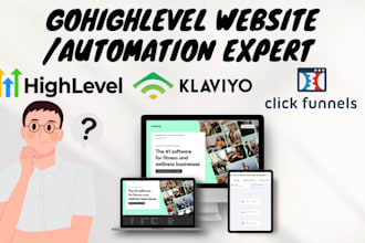 gohighlevel workflow automations landing page website ghl sales funnel expert va