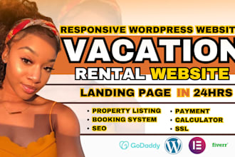 build vacation website vacation rental website airbnb vacation booking website