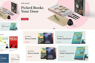 author website , book author website ,ebook website design