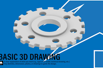 create professional 3d cad models and technical drawings