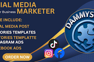 design social media post instagram stories facebook ads template