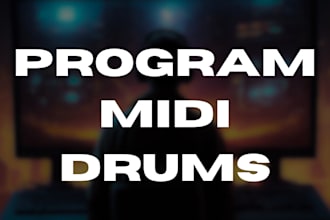 create realistic midi drum programming for your song