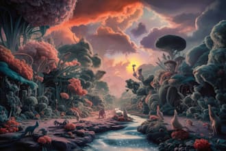 design and illustrate environmental art