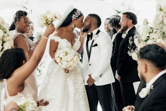 cinematic wedding video editing