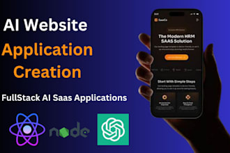 develop, ai saas, ai website and ai bots, for your idea