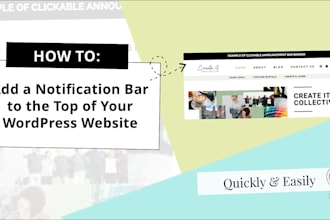 design wordpress website, ecommerce, and portfolio website