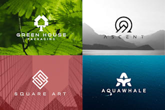 do highly modern minimalist and luxury business logo design