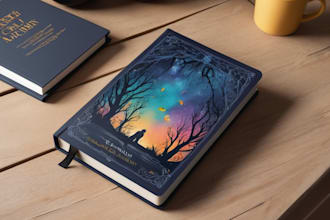 do professional book cover design or kindle cover design