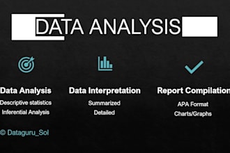 expert data analysis and statistical consulting