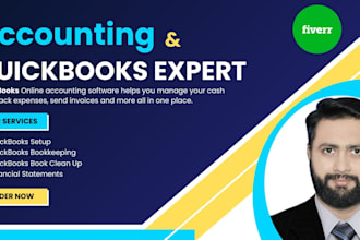 do setup, catch up, clean up, bookkeeping in quickbooks