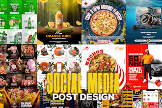 design social media posts, facebook and instagram ads