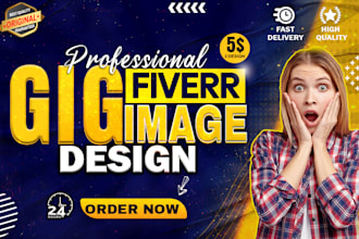 design creative fiverr gig thumbnail and fiverr gig image in 24 hours