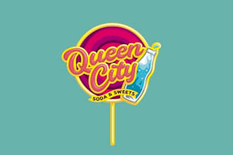 design modern gourmet candies shop logo