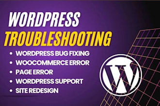 fix wordpress issues support elementor divi troubleshoot woocommerce expert help