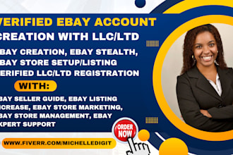 create USA ebay account with ein and llc for USA and non USA residence