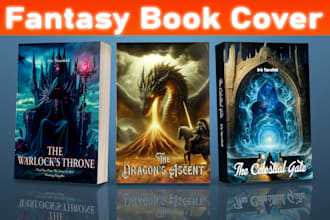 design a unique fantasy cover for ebook and print