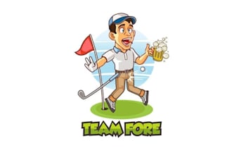 design unique golf team logo