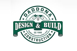 design awesome house construction logo