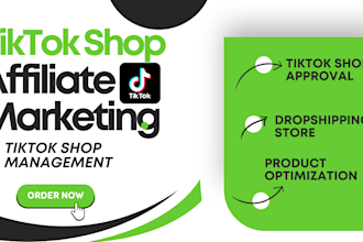do tiktok shop affiliate marketing shopify dropshipping business supplier