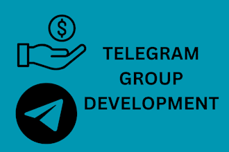 setup telegram group, with bots to help you raise 1million for your project