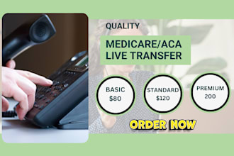 do medicare quality live calls with customers andwarms transfer to license agent