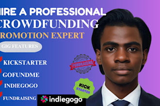 do gofundme indiegogo charity kickstarter promotion
