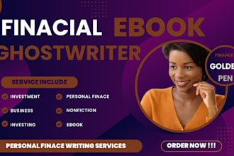 write your profitable personal finance,financial and investing ebook