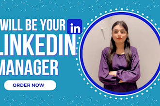 be your linkedin manager and content creator