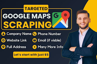 do bulk b2b lead generation, google maps scraping, email list scraper