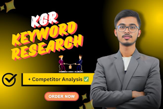 do kgr keyword research for your website