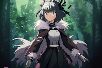 draw beautiful icons in anime art illustration