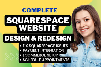 build squarespace ecommerce website design square website square online store