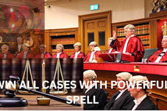 cast strong court case spell, win lawsuit, justice spell avoid jail or prison
