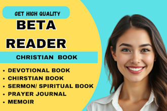 beta read your spiritual christian book, religious sermon prayer journal memoir
