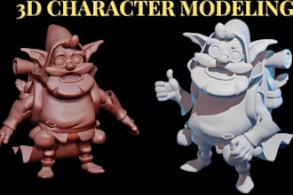 sculpt high quality 3d model, miniatures, figurine, stl file for 3d printing
