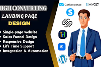 do elementor, clickfunnel20, sendfox, convertri, website design, kartra